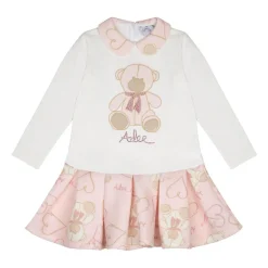 A DEE ABSTRACT TEDDY SCARLETT DRESS W243708