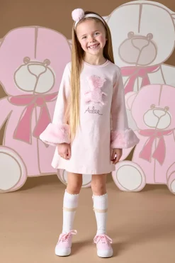 A DEE ABSTRACT TEDDY SHAKIRA DRESS W243711