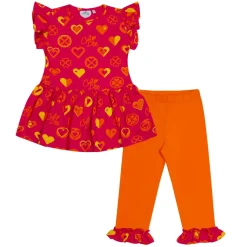 A DEE BOLD HEARTS MINNIE LEGGING SET S242511