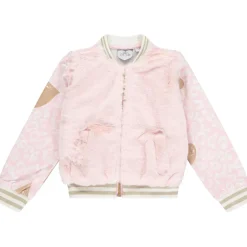 A DEE LEOPARD LOVE PERRY BOMBER JACKET W222206