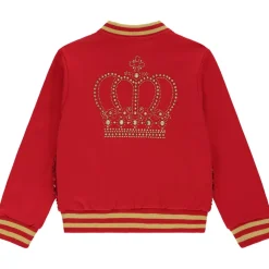 A DEE QUEEN CRYSTAL BOMBER JACKET W233303