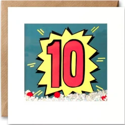 AGE 10 BIRTHDAY CARD PK2675