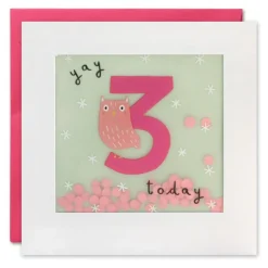 AGE 3 BIRTHDAY CARD PP3271
