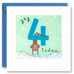 AGE 4 BIRTHDAY CARD PT2790
