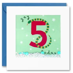 AGE 5 BIRTHDAY CARD PT2792