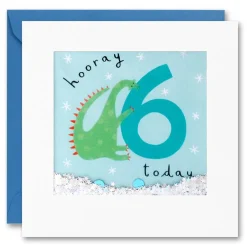 AGE 6 BIRTHDAY CARD PT2794