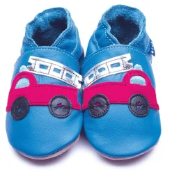 INCH BLUE FIRETRUCK SOFT SOLE SHOE 1367