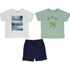 MAYORAL 2X T SHIRTS & SHORTS SET 3610