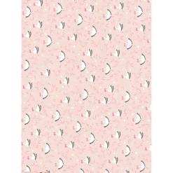 PINK STORKS GIFT WRAP W4435