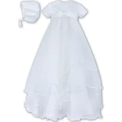SARAH LOUISE CHRISTENING ROBE & BONNET 1096W